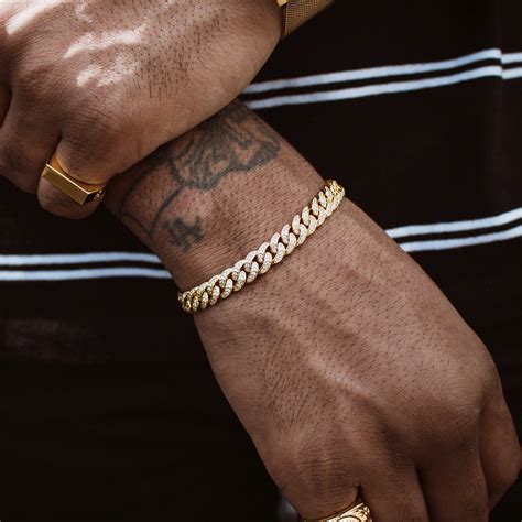 lv cuban bracelet|Cuban Link Bracelet With Diamonds .